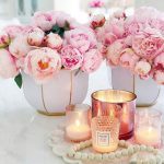 roze pioenrozen en kaarsen recensies